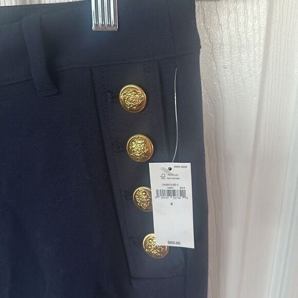 GAP 742013-01 Flare High Rise Elegant Trousers Pants Women's Black Size 4 NWT - Picture 7 of 7